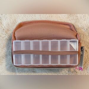 Chic Velvet Vitamin Case Holds 7 Days & Nights Made By My Tagalongs NIB NWT